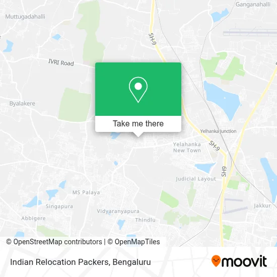 Indian Relocation Packers map