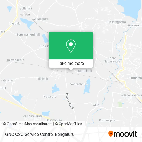 GNC CSC Service Centre map