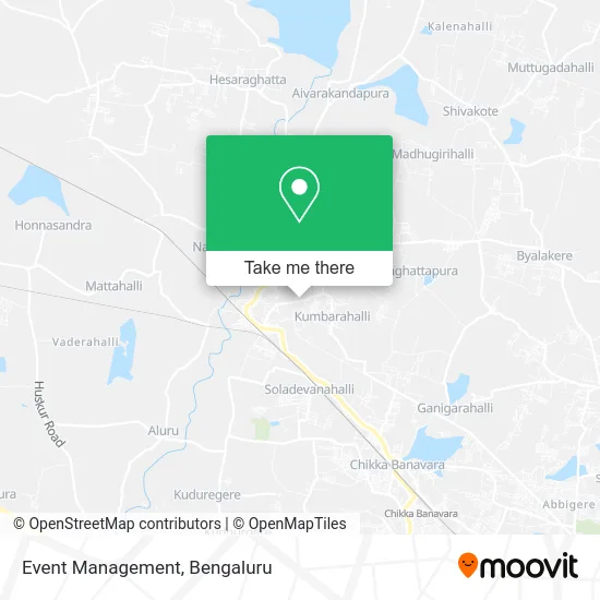 Event Management map
