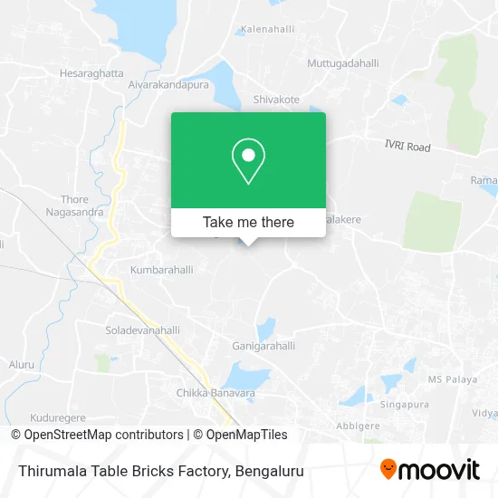 Thirumala Table Bricks Factory map