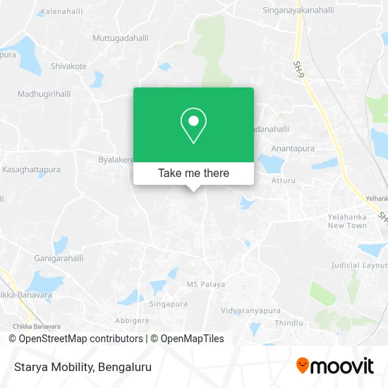 Starya Mobility map
