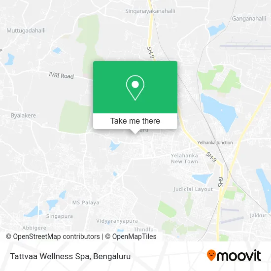 Tattvaa Wellness Spa map