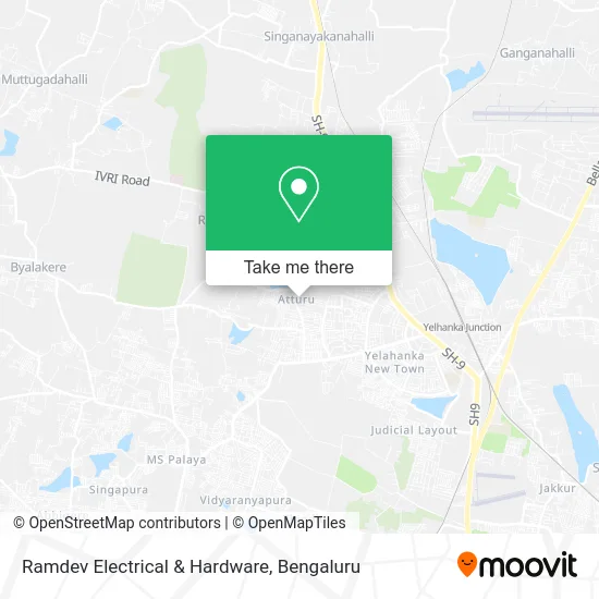 Ramdev Electrical & Hardware map