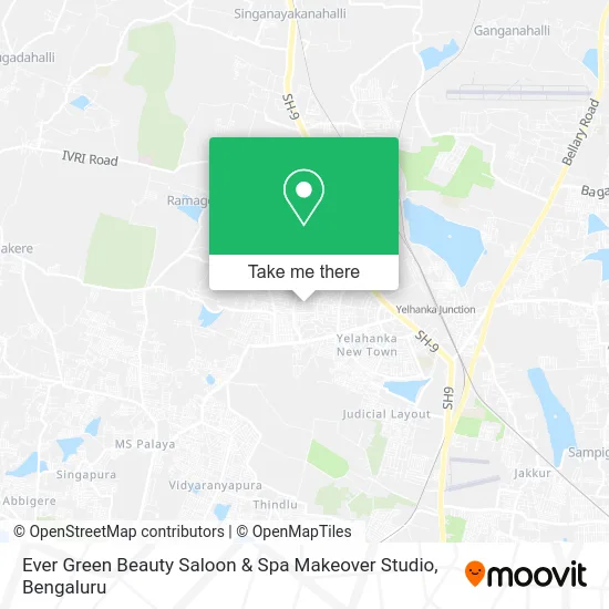 Ever Green Beauty Saloon & Spa Makeover Studio map