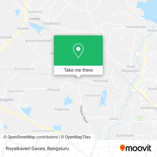 Royalkaveri Gases map