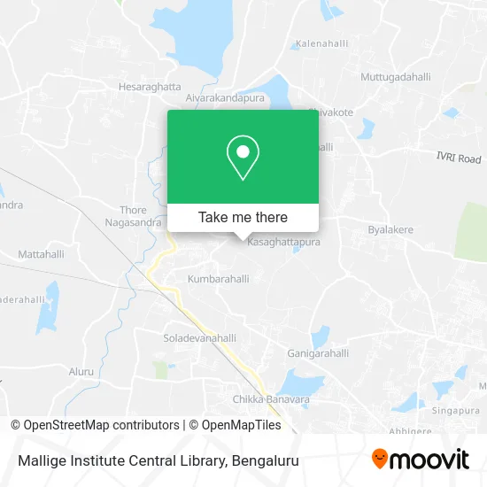 Mallige Institute Central Library map