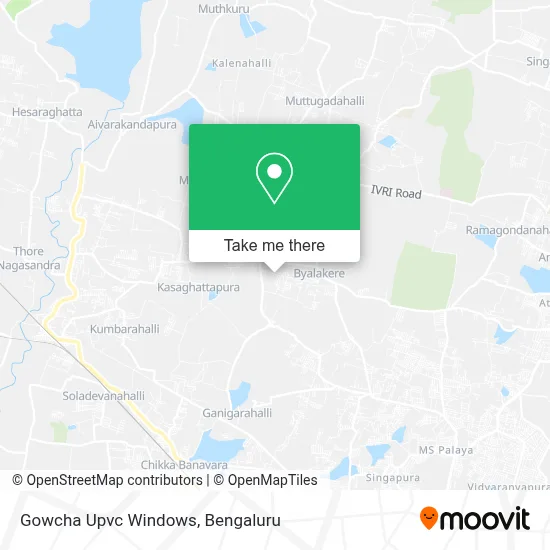 Gowcha Upvc Windows map