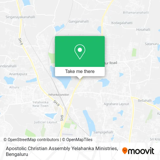 Apostolic Christian Assembly Yelahanka Ministries map