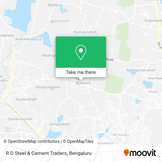 R D Steel & Cement Traders map