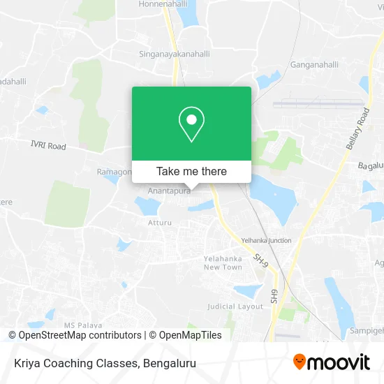 Kriya Coaching Classes map