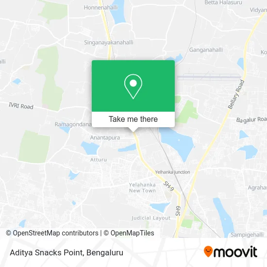 Aditya Snacks Point map