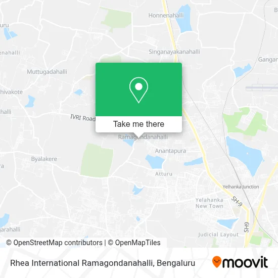Rhea International Ramagondanahalli map