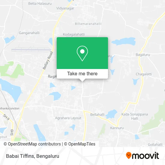 Babai Tiffins map
