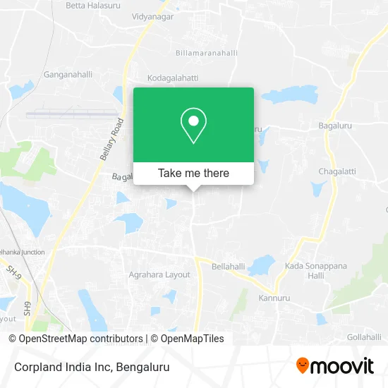 Corpland India Inc map