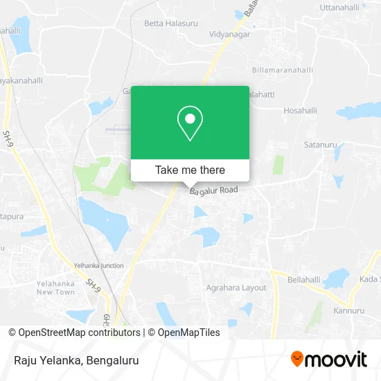 Raju Yelanka map