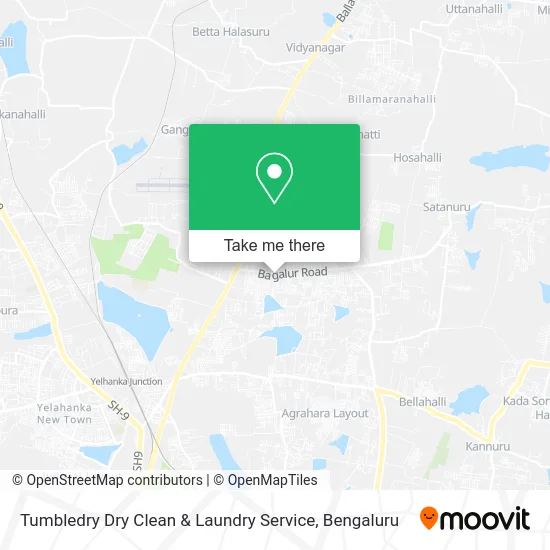 Tumbledry Dry Clean & Laundry Service map