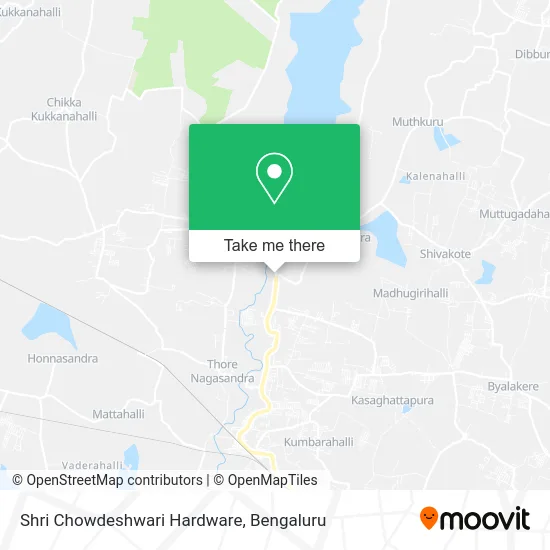 Shri Chowdeshwari Hardware map