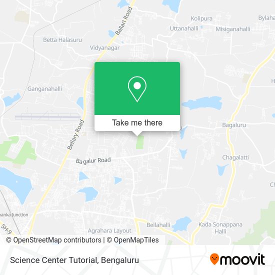 Science Center Tutorial map