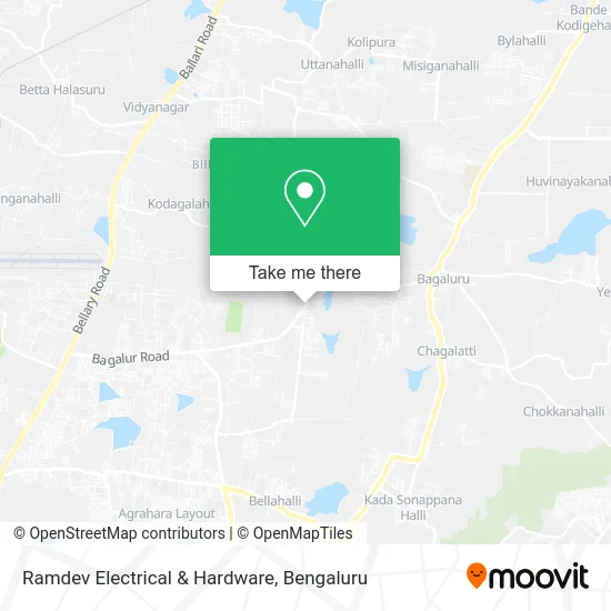 Ramdev Electrical & Hardware map