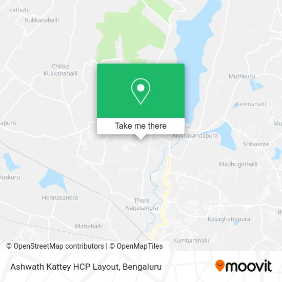 Ashwath Kattey HCP Layout map