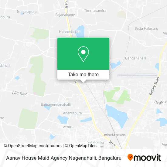 Aanav House Maid Agency Nagenahalli map