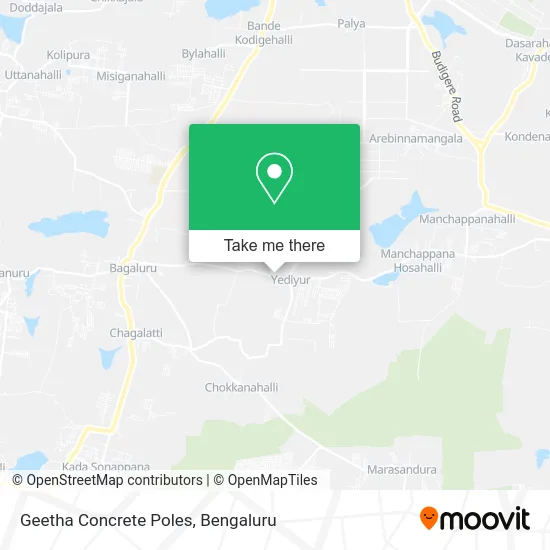 Geetha Concrete Poles map
