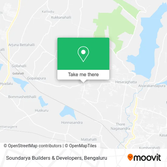 Soundarya Builders & Developers map