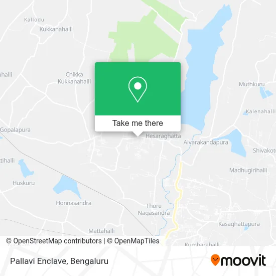 Pallavi Enclave map