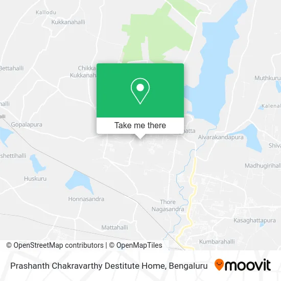 Prashanth Chakravarthy Destitute Home map