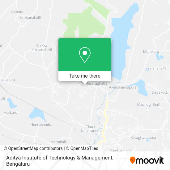 Aditya Institute of Technology & Management map