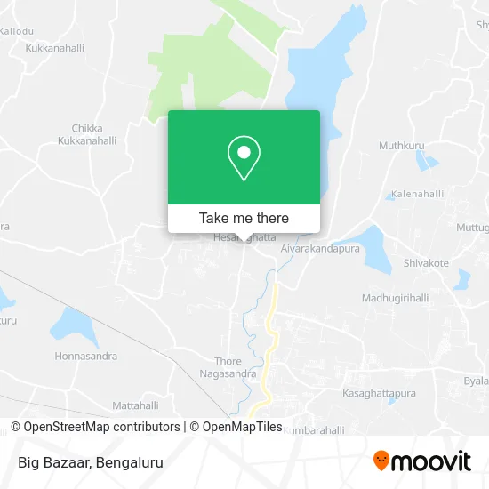 Big Bazaar map
