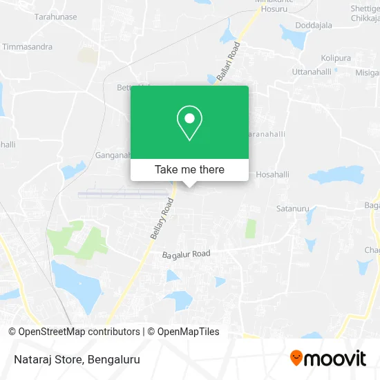Nataraj Store map