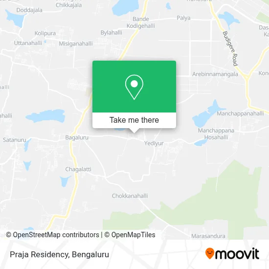 Praja Residency map