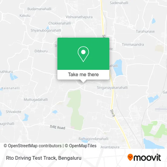 Rto Driving Test Track map