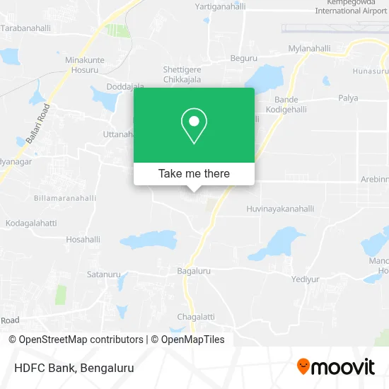 Hdfc Bank map