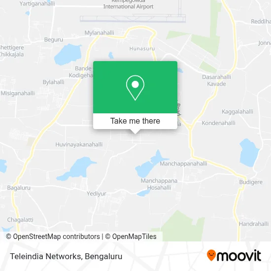 Teleindia Networks map