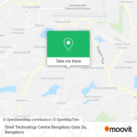 Shell Technology Centre Bengaluru Gate 3a map