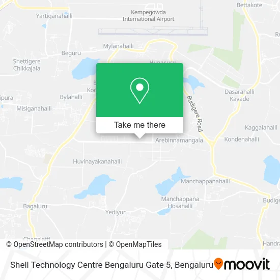 Shell Technology Centre Bengaluru Gate 5 map