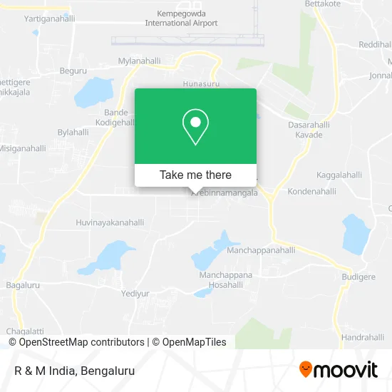 R & M India map