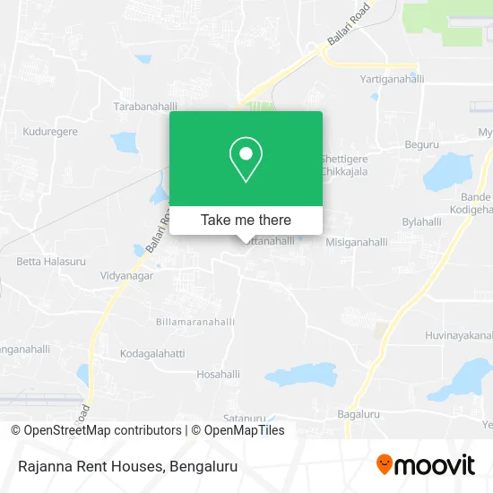 Rajanna Rent Houses map