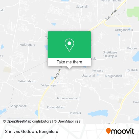 Srinivas Godown map