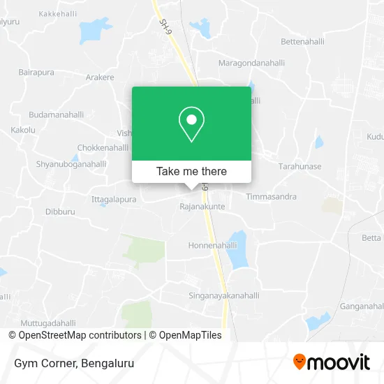 Gym Corner map
