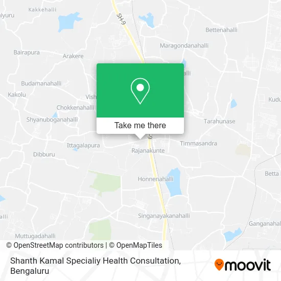 Shanth Kamal Specialiy Health Consultation map