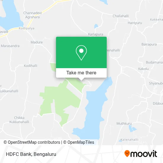 Hdfc Bank map