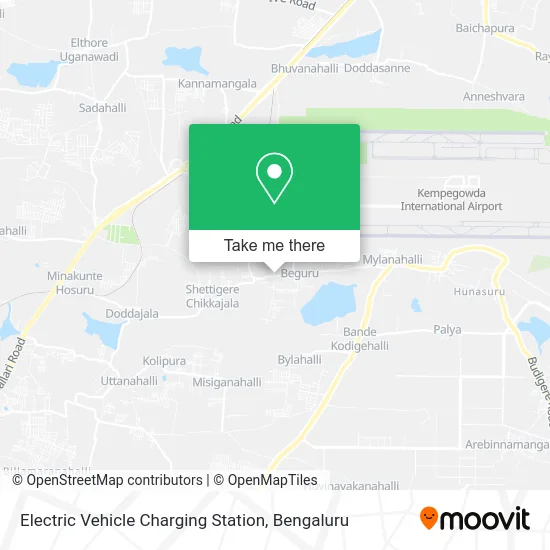 Electric Vehicle Charging Station map