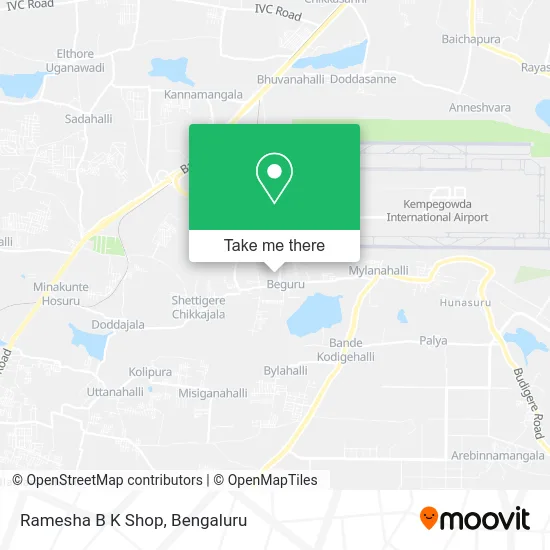 Ramesha B K Shop map