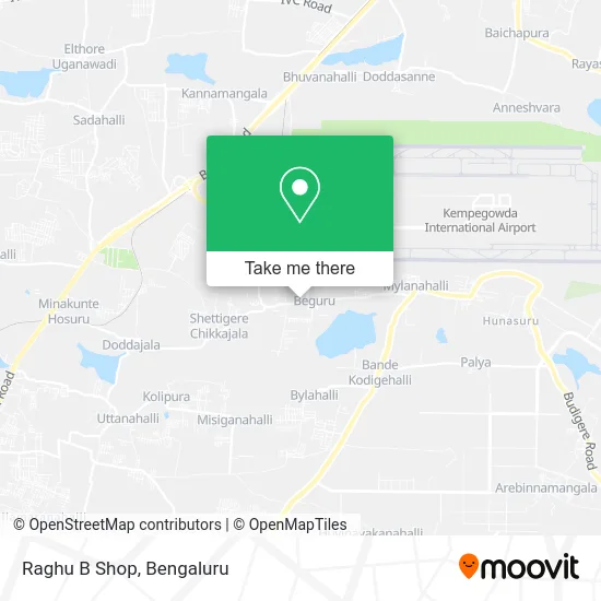 Raghu B Shop map