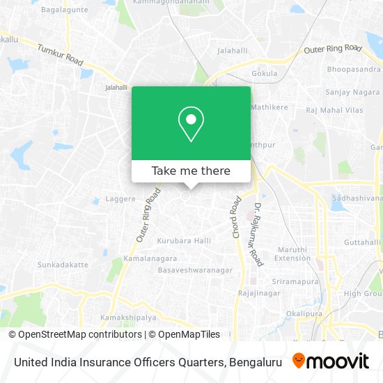 United India Insurance Officers Quarters map