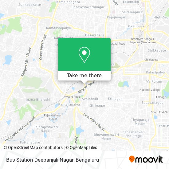 Bus Station-Deepanjali Nagar map