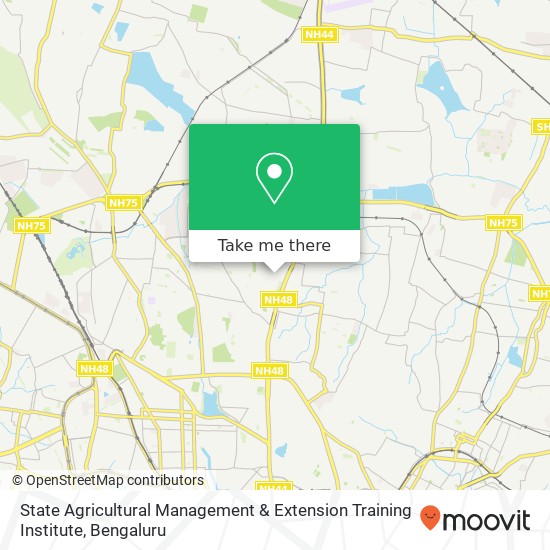 State Agricultural Management & Extension Training Institute map